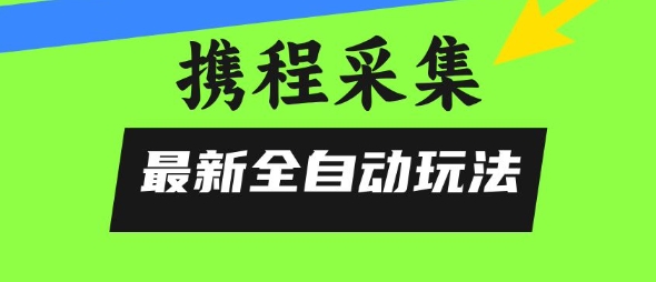 攜程信息采集全自動玩法,0風(fēng)控,無腦開干【揭秘】