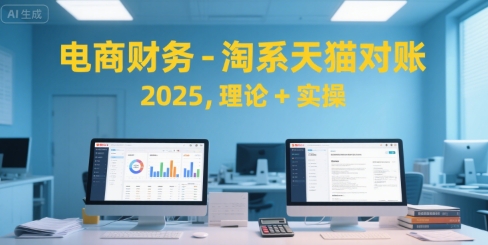 電商財務-淘系天貓對賬2025，理論+實操