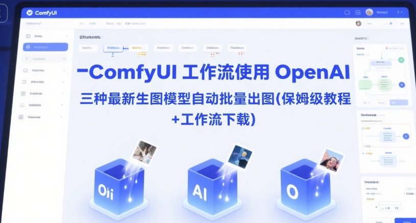 ComfyUI 工作流使用 OpenAI 三種最新生圖模型自動批量出圖(保姆級教程+工作流下載)
