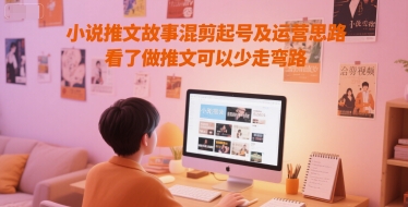 小說推文故事混剪起號及運營思路,看了做推文可以少走彎路