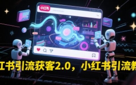 小紅書引流獲客2.0，小紅書引流教程