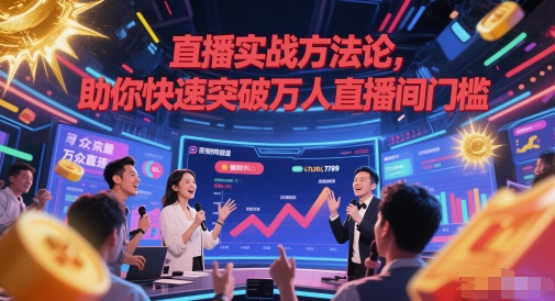 直播實戰方法論,助你快速突破萬人直播間門檻