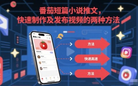 番茄短篇小說推文，快速制作及發(fā)布視頻的兩種方法