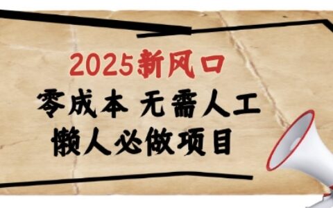 2025新風(fēng)口，懶人必做項目，瀏覽器全自動掘金【揭秘】