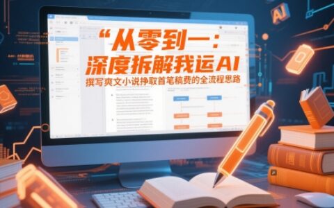 從零到一：深度拆解我運(yùn)用AI撰寫爽文小說掙取首筆稿費(fèi)的全流程思路