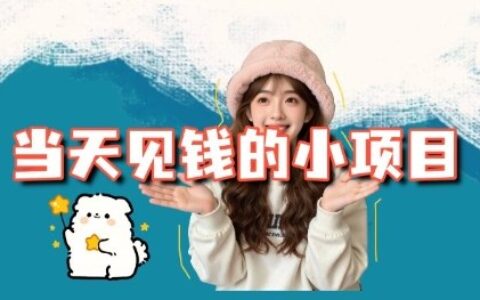 當(dāng)天能收益的3個小項目拆解_包括平臺+操作流程