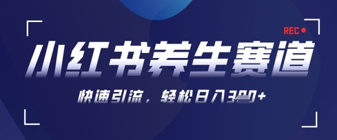 AI+可畫生成小紅書養生作品,新手暴力起號,矩陣操作,輕松日入3張+