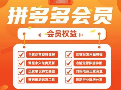 2025拼多多運營實戰課，40節全流程教學，覆蓋拼多多運營全鏈路
