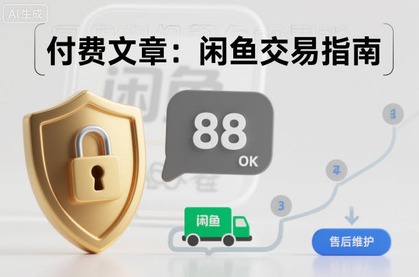 付費文章:閑魚交易指南,怎么才能降低被坑被馬扁的概率