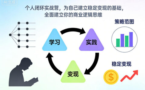 個人閉環實戰營，為自己建立穩定變現的基礎，全面建立你的商業邏輯思維