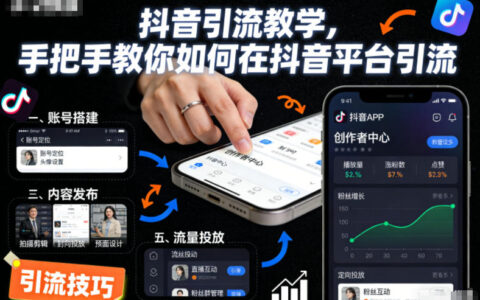 抖音引流教學(xué)，手把手教你如何在抖音平臺引流